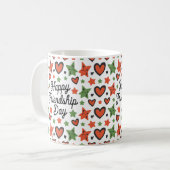 Freundschaftstag Geschenk Idee Kaffeetasse (Vorderseite Links)
