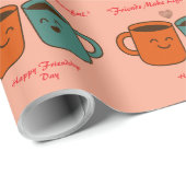 Freundschaftstag-Geschenkpapier Geschenkpapier (Rolleneckpunkt)