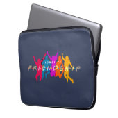 Freundschaftstag | Laptop-Siebtasche 13" Laptopschutzhülle (Vorderseite Links)