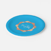 Freundschaftstag Pappteller (Schrägansicht)