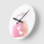 Freundschaftstag-Special Runde Wanduhr (Winkel)
