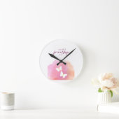 Freundschaftstag-Special Runde Wanduhr (Zuhause)