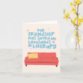 Freundschaftstherapie Karte (Gelbe Blume)