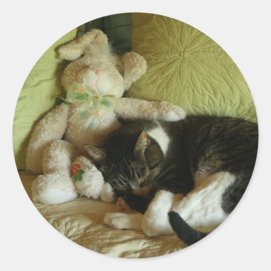 Freundschaftsticker Runder Aufkleber (Vorderseite)