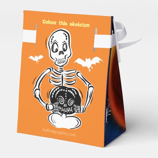 Freundschaftstrick oder Treatmonster-Gefälligkeits Geschenkschachtel (Rückseite)