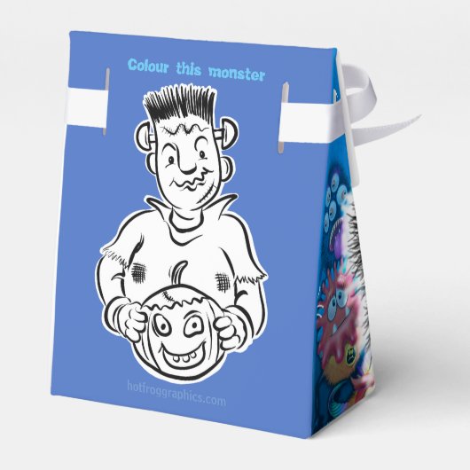 Freundschaftstrick oder Treatmonster-Gefälligkeits Geschenkschachtel (Rückseite)