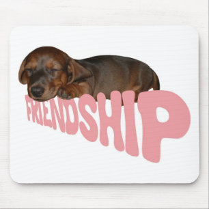 Freundschaftswelpe/-hund ist der beste Freund des Mousepad