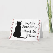 Freundschaftszeit Karo-in-Time Karte (Vorderseite)