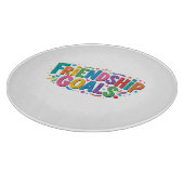 Freundschaftsziele Schneidebrett (Ecke)