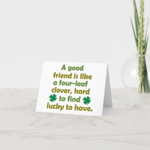 Freundschaftsziffern Dankeskarte