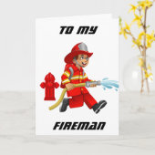 FREUNDTAG **HOTTIE** & MEIN FAV FIREMAN KARTE (Gelbe Blume)