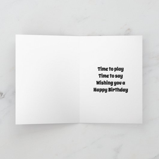 FREUNDTAG ***NEPHEW*** mit NIEDLICHEM TEDDYBEAR Karte (Innenseite)