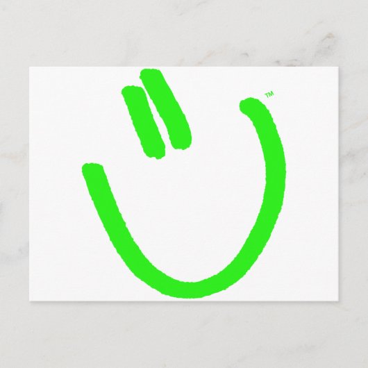 Freut mich, es zu tun postkarte (Vorderseite)