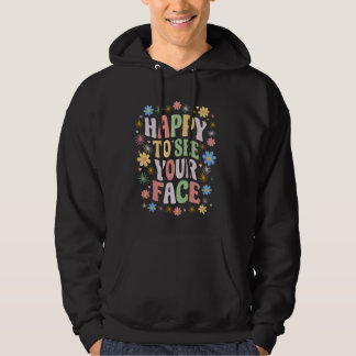 Freut mich, Ihre Gesichtslehrer Vintage Blume zurü Hoodie