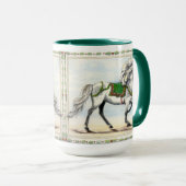 Frey Jol Icelandic Horse Christmas Tasse (VorderseiteRechts)