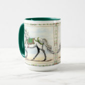 Frey Jol Icelandic Horse Christmas Tasse (Vorderseite Links)