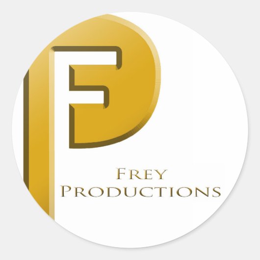 Frey Productions Gold Sticker (Vorderseite)