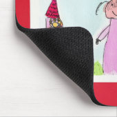 Freya, das Mousepad zeichnet (Ecke)