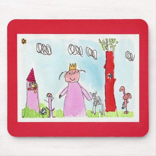 Freya, das Mousepad zeichnet (Vorne)