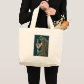 Freya durch David Barlow Jumbo Stoffbeutel (Vorderseite (Produkt))