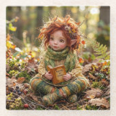 Freya Fall Elf Glasuntersetzer (Vorderseite)