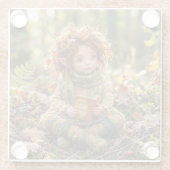 Freya Fall Elf Glasuntersetzer (Rückseite)