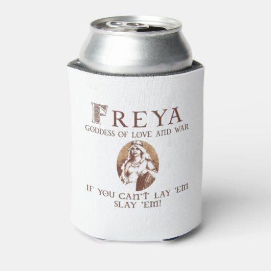 Freya Goddess of Liebe & War Cooler Dosenkühler (Kanne Rückseite)