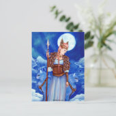 Freya Norse Goddess Postkarte (Stehend Vorderseite)