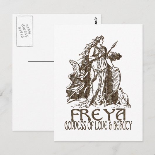 Freya Postkarte (Vorne/Hinten)