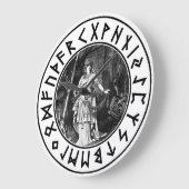 Freya Schild Große Wanduhr (Winkel)