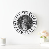 Freya Schild Große Wanduhr (Zuhause)