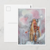 Freya Spinning the Clouds durch Helen Stratton Postkarte (Vorne/Hinten)