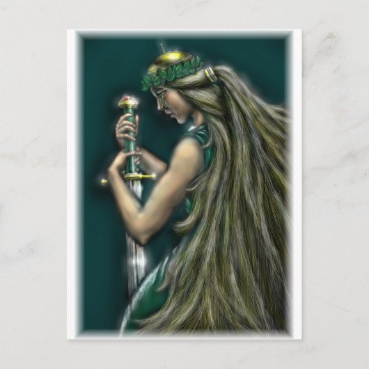 Freya von David Barlow Postkarte (Vorderseite)