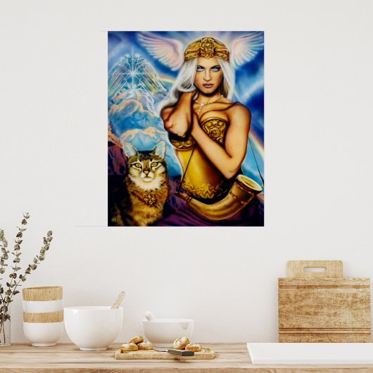 Freya von Lisa Iris Poster (Küche)
