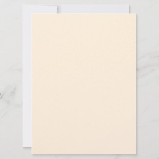 FREYA Wildblume Simple Wedding Einladung (Rückseite)