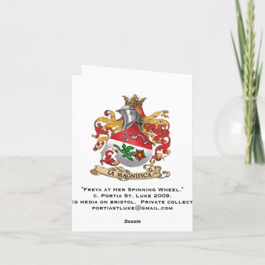 Freya Yuletide Karte (Rückseite)