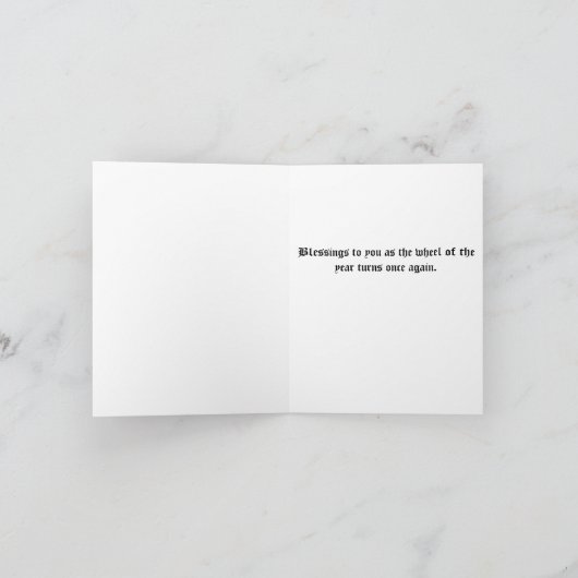 Freya Yuletide Karte (Innenseite)