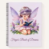 Freya's Book of Dreams Fairy Notebook Notizblock (Vorderseite)