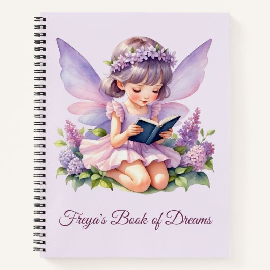 Freya's Book of Dreams Fairy Notebook Notizblock (Vorderseite)
