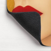 Freya's heartache golden tears in pink motif mousepad (Ecke)