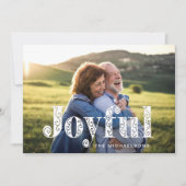 Freyful Blue Wirbel Foto Weihnachten (Vorderseite)