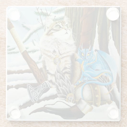 Freyja Glasuntersetzer (Rückseite)