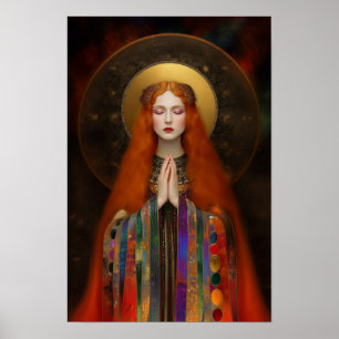Freyja Göttin der Magie Liebe und Schönheit Kunst Poster