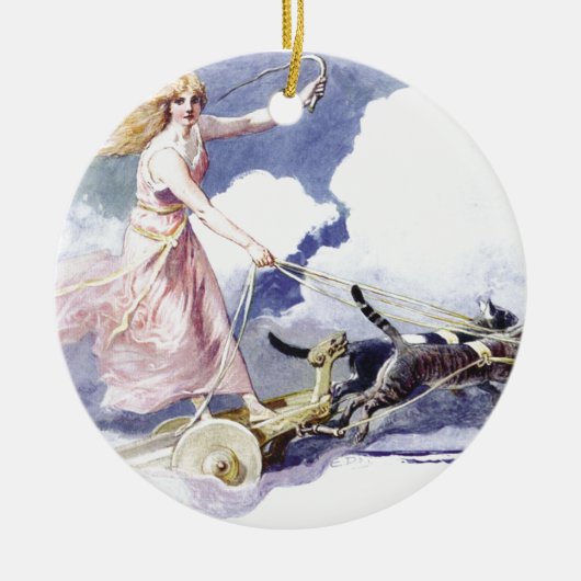 Freyja Keramikornament (Vorne)