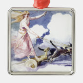 Freyja Ornament Aus Metall (Vorne)