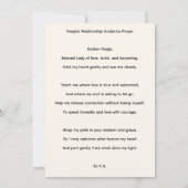 Freyja’s Relationship Guidance Prayer Altar Card Einladung (Rückseite)