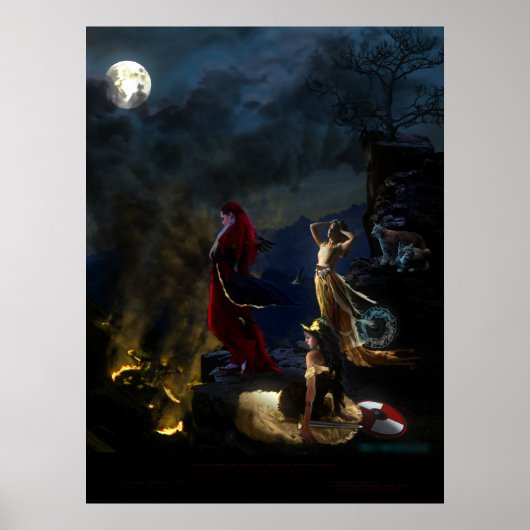 Freyja und der Valkyrie bereiten sich auf die Fall Poster (Vorne)