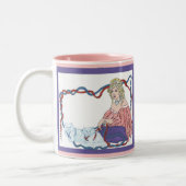 Freyjas Kätzchen Zweifarbige Tasse (Links)