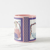 Freyjas Kätzchen Zweifarbige Tasse (Mittel)