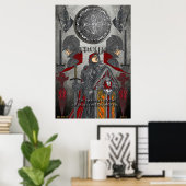 Freyjr Queen Silver Shieldmaidens Poster (Heimbüro)